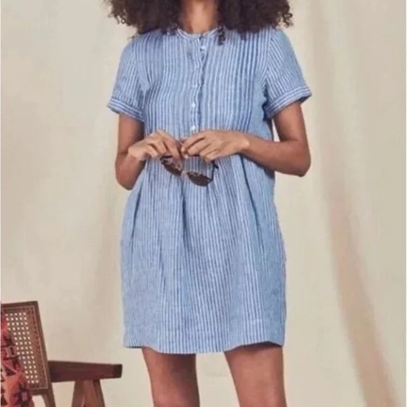 Faherty | Dresses | Faherty Gemini Linen Tunic Dress Size Xl | Poshmark